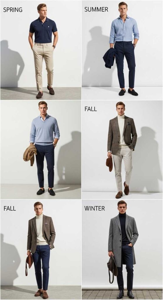 Seasonal Business Casual Outfits for Men