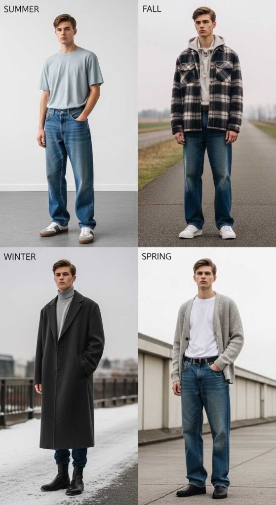 Summer Baggy Jeans Outfits