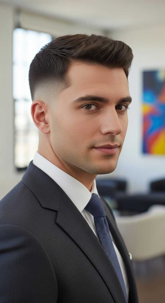 Low Taper Fade in Professional Settings