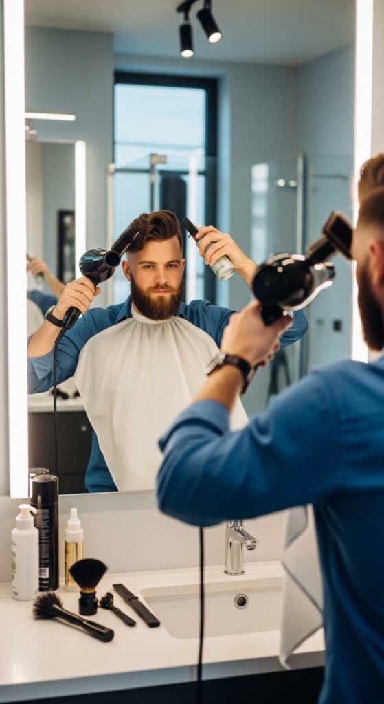 How to Style a Mens Haircut Long on Top