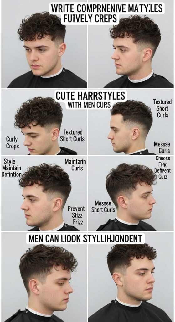 Cute Curly Hairstyles for Short Hair