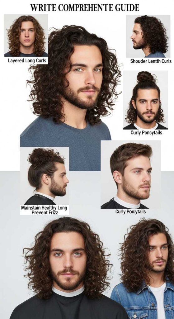 Long Cute Curly Hairstyles