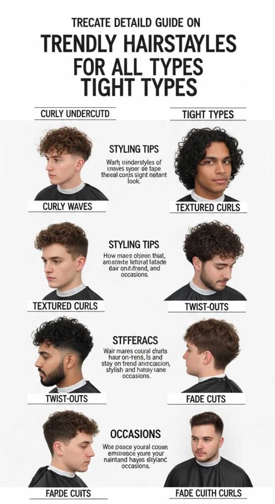 Trendy Curly Hairstyles for All Hair Types