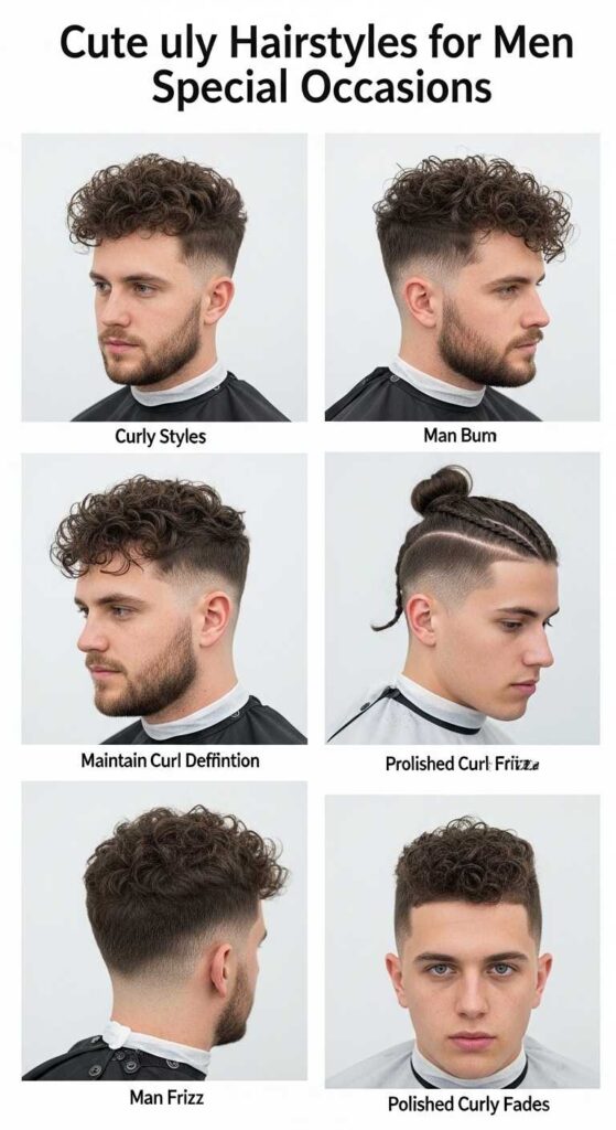 Cute Curly Hairstyles for Special Occasions