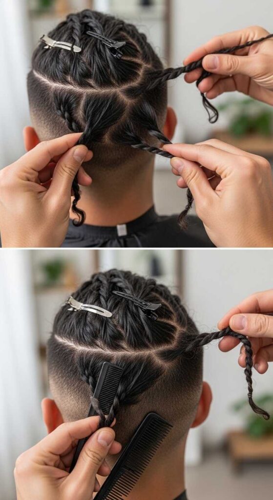 How to Create Two Strand Twists on Short Hair