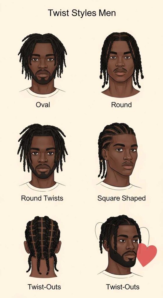 Choosing the Right Twist Style for Your Face Shape