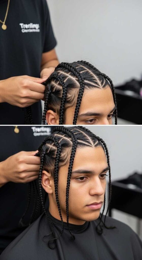 How to Install Jumbo Knotless Box Braids