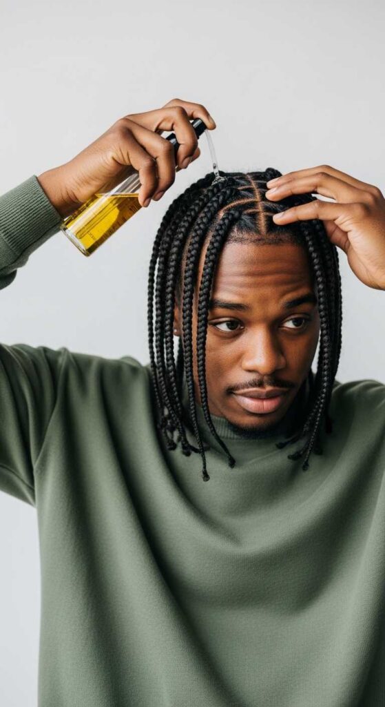 Caring for Jumbo Knotless Box Braids