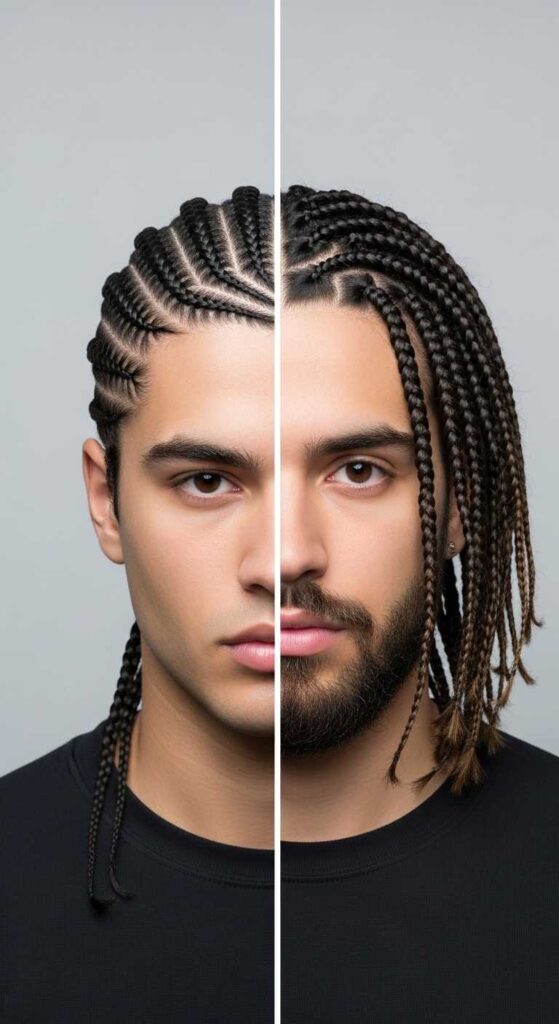 Choosing the Right Plaits Style for Your Face Shape