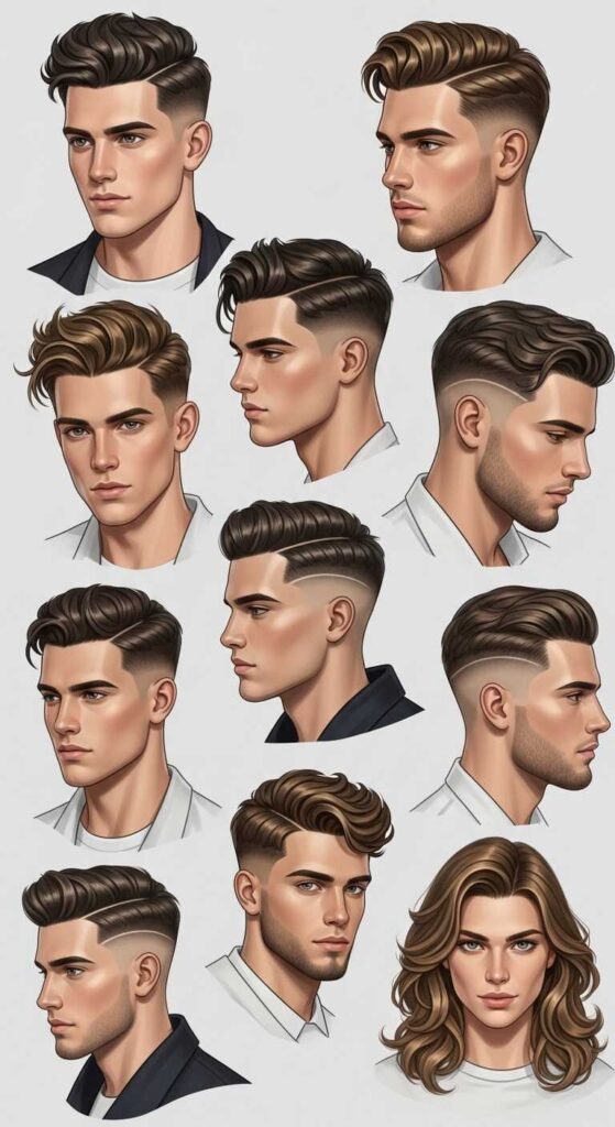 Middle Part Hairstyle Trends