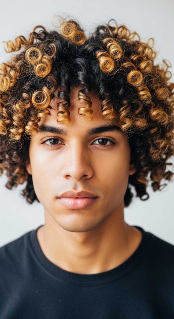 Golden and Caramel Highlights