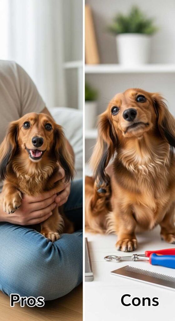 Pros and Cons of Owning a Long Haired Dachshund