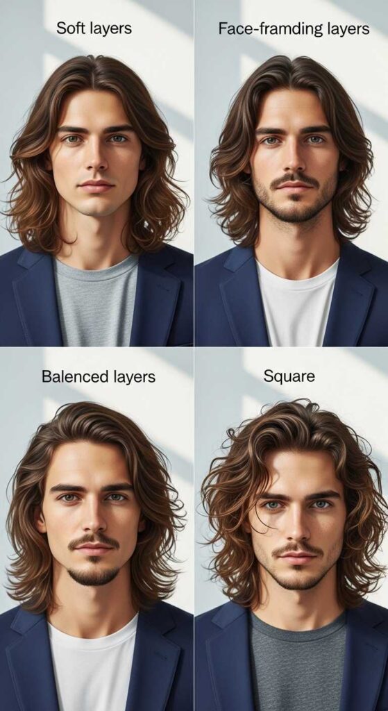 Long Layers for Different Face Shapes