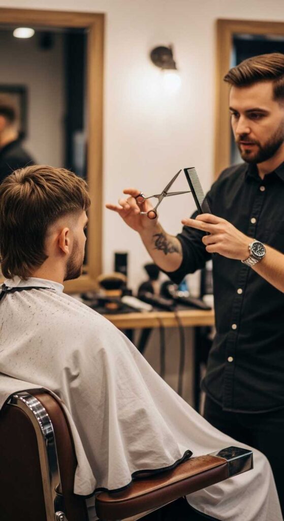 How to Ask Your Barber for a Modern Mullet
