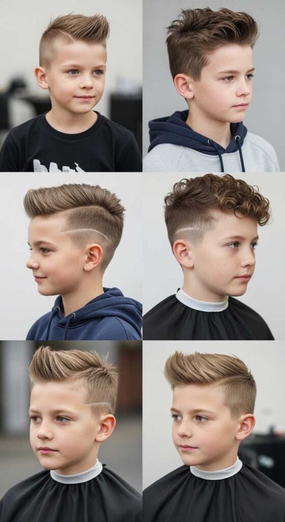 Types of Faux Hawk Boys Hairstyles