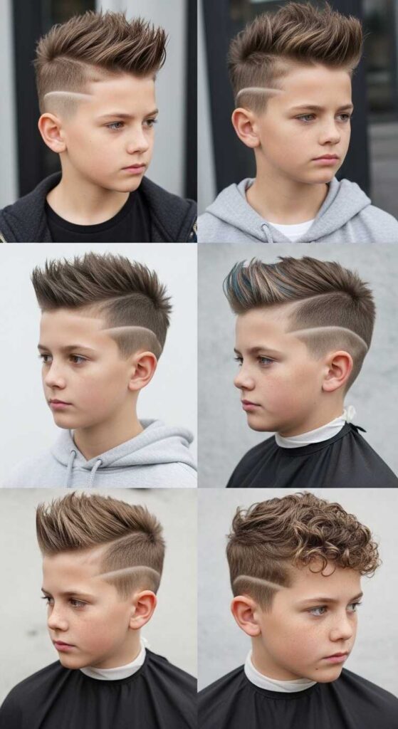 Trending Faux Hawk Variations for Boys