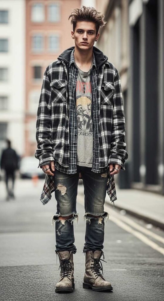Core Characteristics of Grunge Outfits for Men