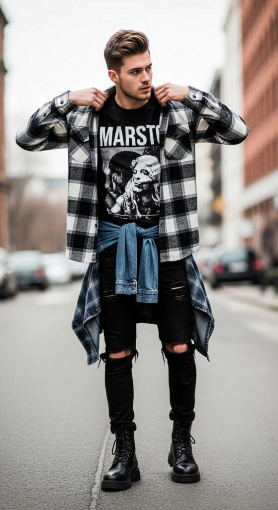 How to Style Grunge Outfits for Men