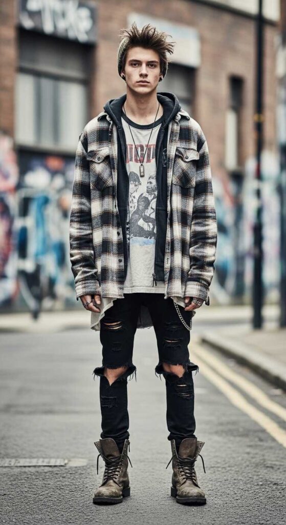 Core Characteristics of Grunge Male Outfits