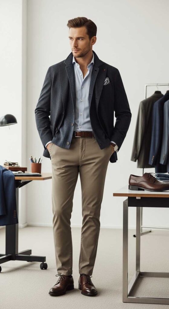 Core Components of Men Business Casual Outfits