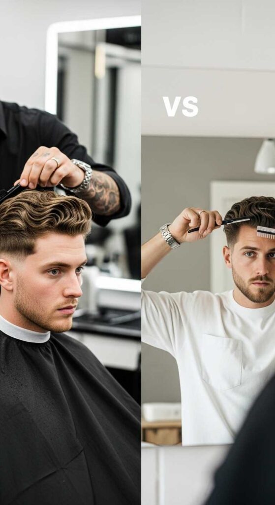 Professional vs DIY Haircuts for Wavy Hair