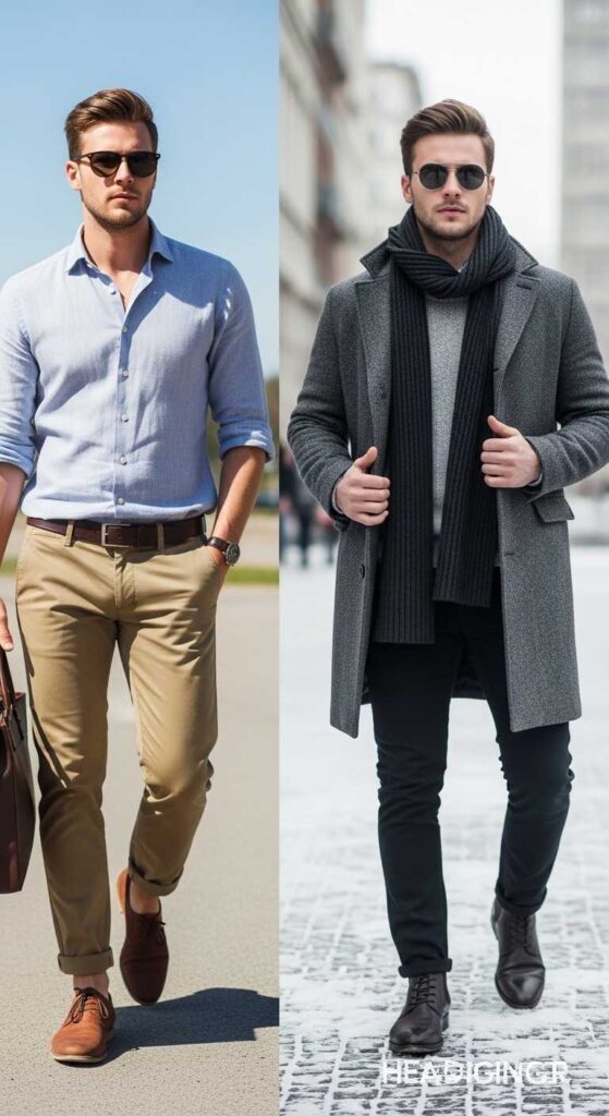 Seasonal Adaptation of Men Clothing Styles