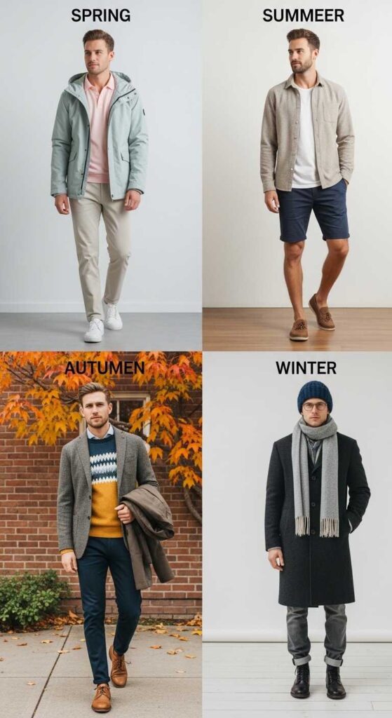 Seasonal Adaptation of Clothing Styles