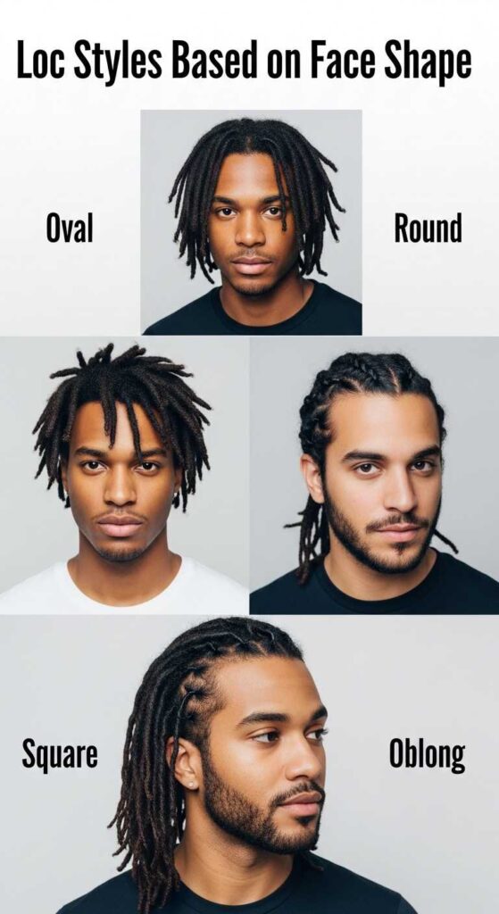 Loc Styles Based on Face Shape