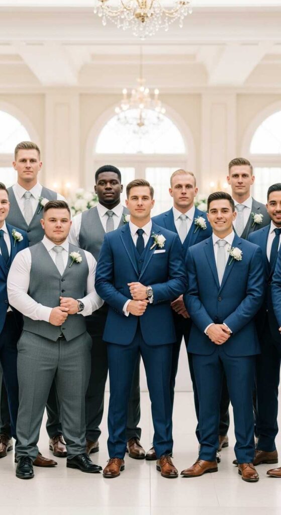 Groomsmen Attire for Different Body Types