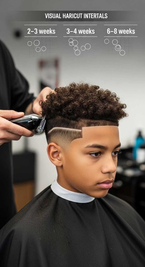 How Often Should Mixed Boys Get Haircuts?