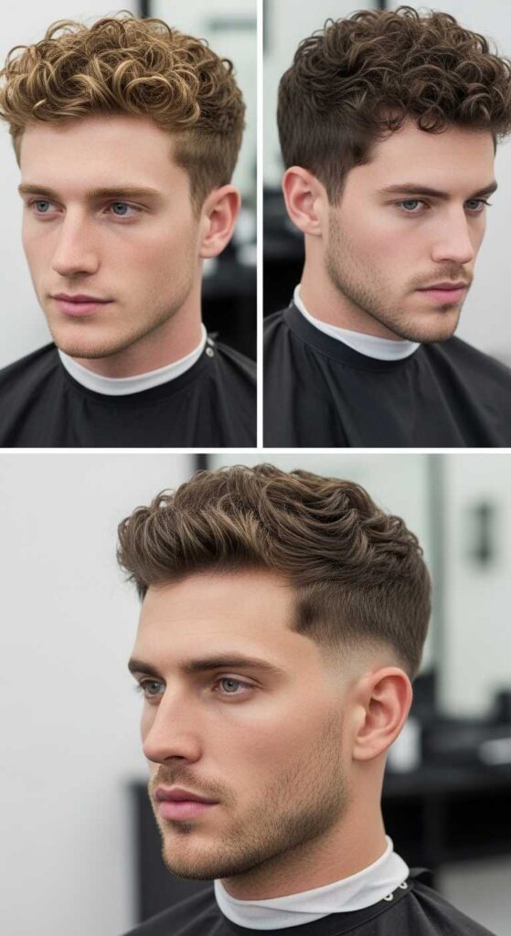 Short Curly Hairstyles for Different Hair Densities