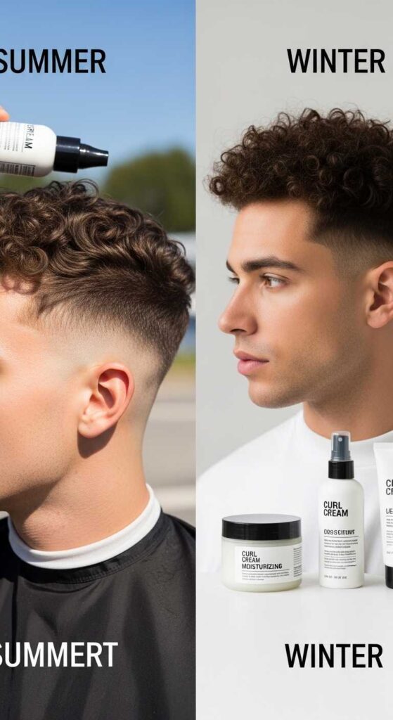 Seasonal Care Tips for Short Curly Hairstyles