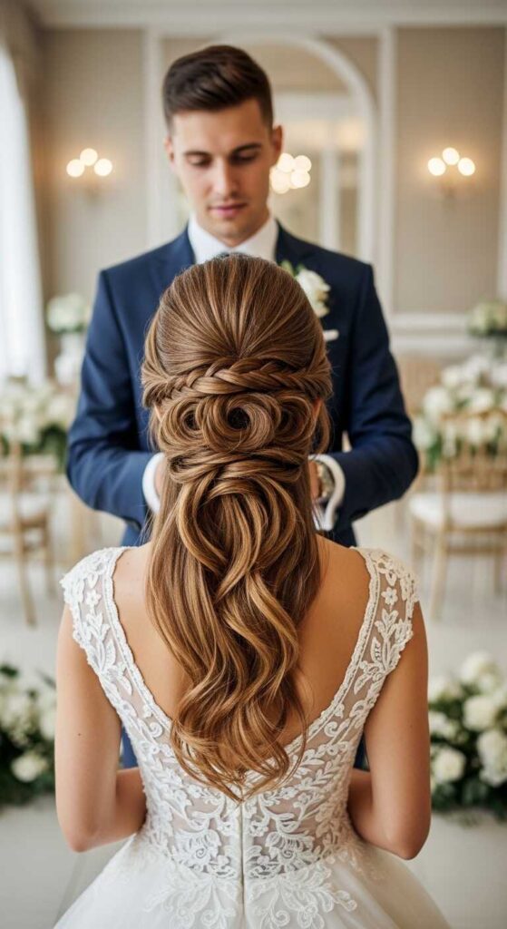 The Structural Advantages of Long Hair in Bridal Styling