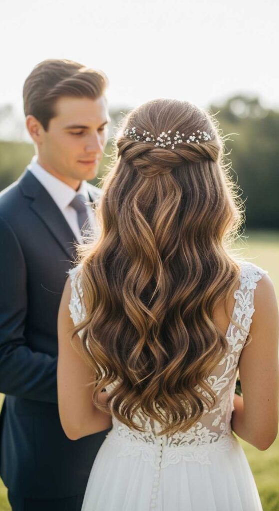 The Romantic Theory of Loose Bridal Hairstyles