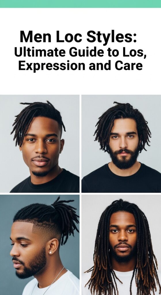 Short Loc Styles for Men