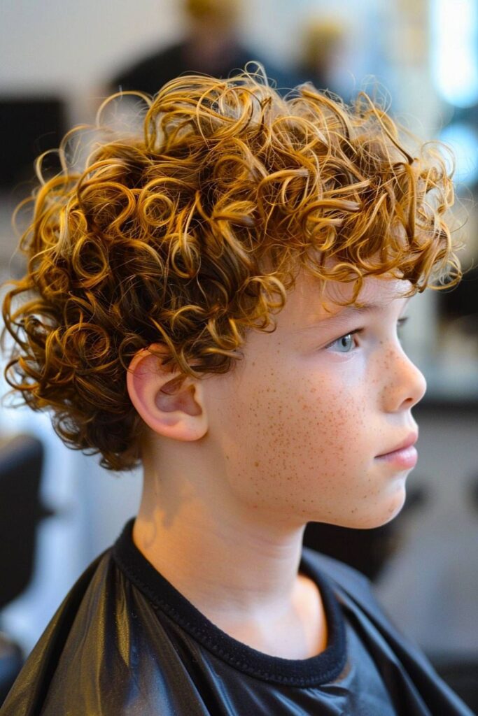 Curly Haircut for Boys