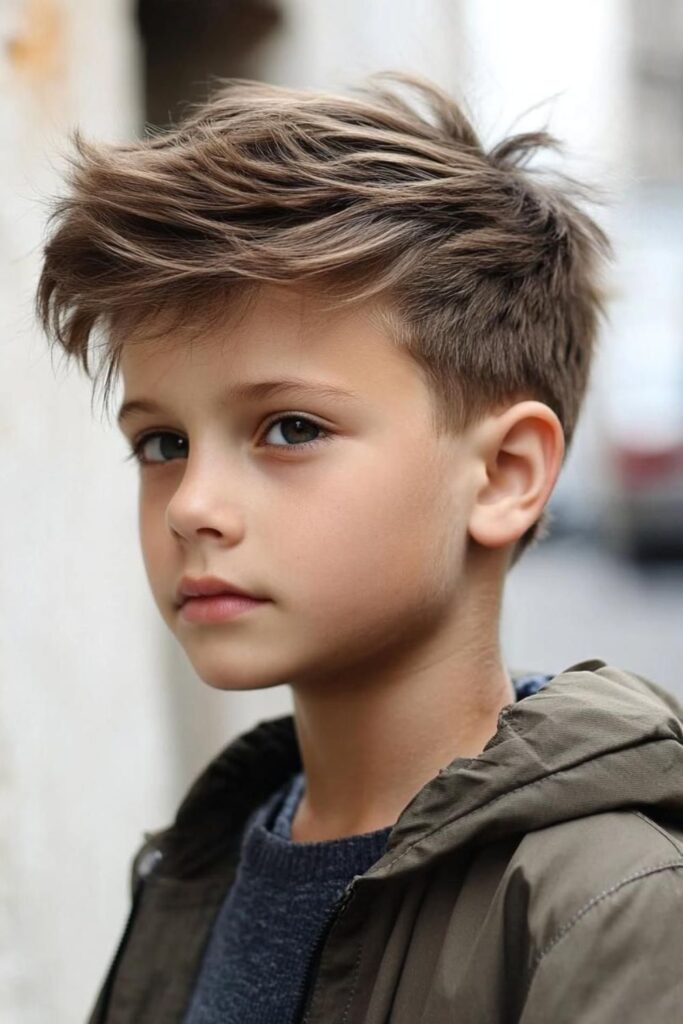 Longer Kids Haircut for Boys