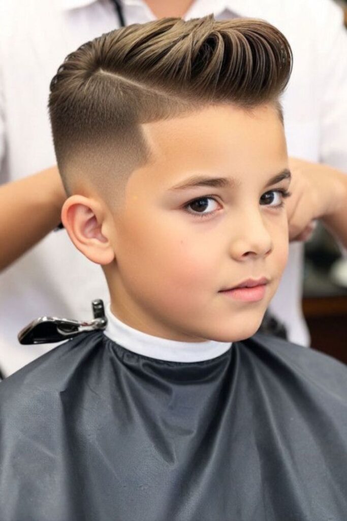 Trendy Modern Kids Haircut for Boys
