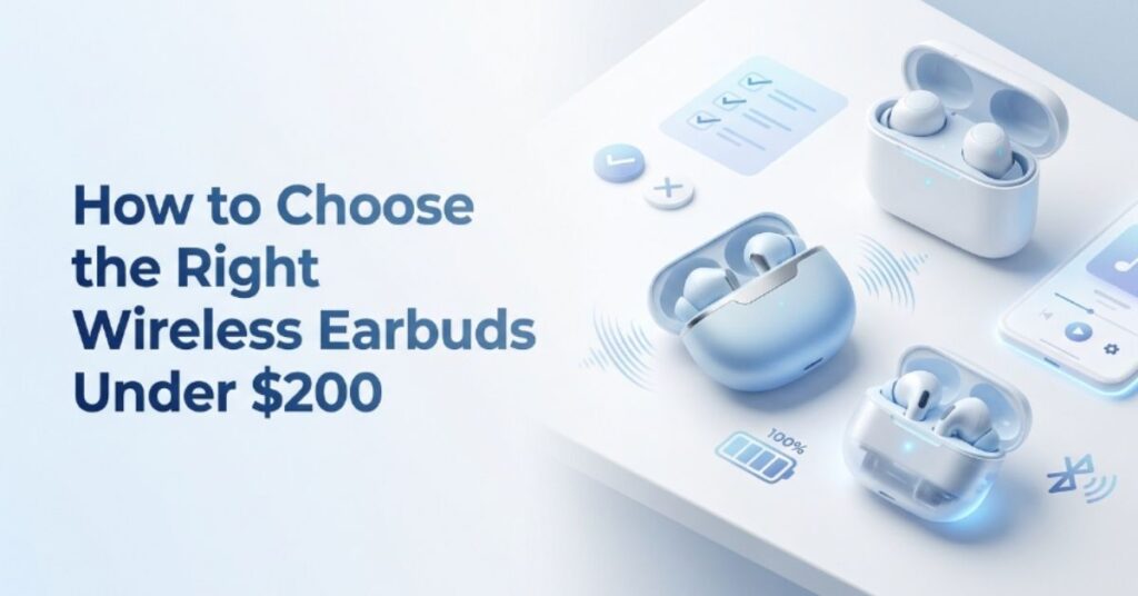 How to Choose the Right Wireless Earbuds Under $200
