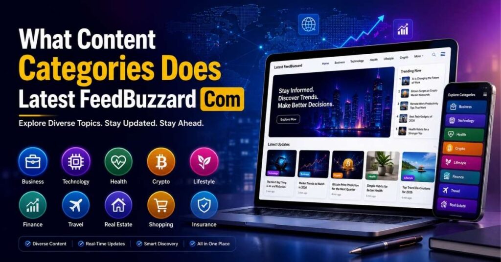 What Content Categories Does Latest FeedBuzzard Com Cover?