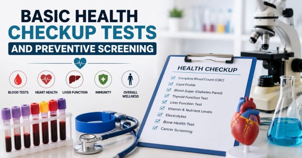 Basic Health Checkup Tests and Preventive Screening