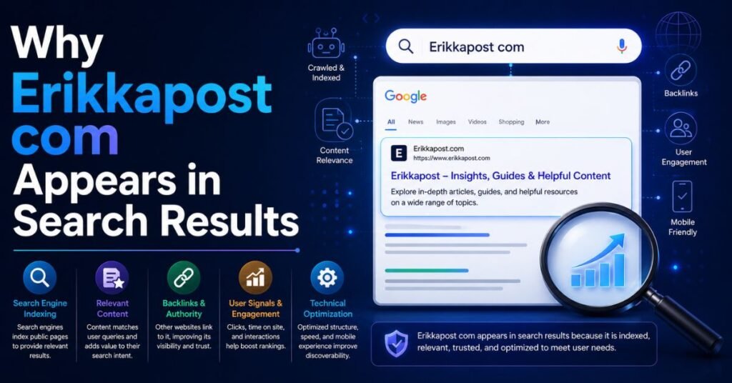 Why Erikkapost com Appears in Search Results